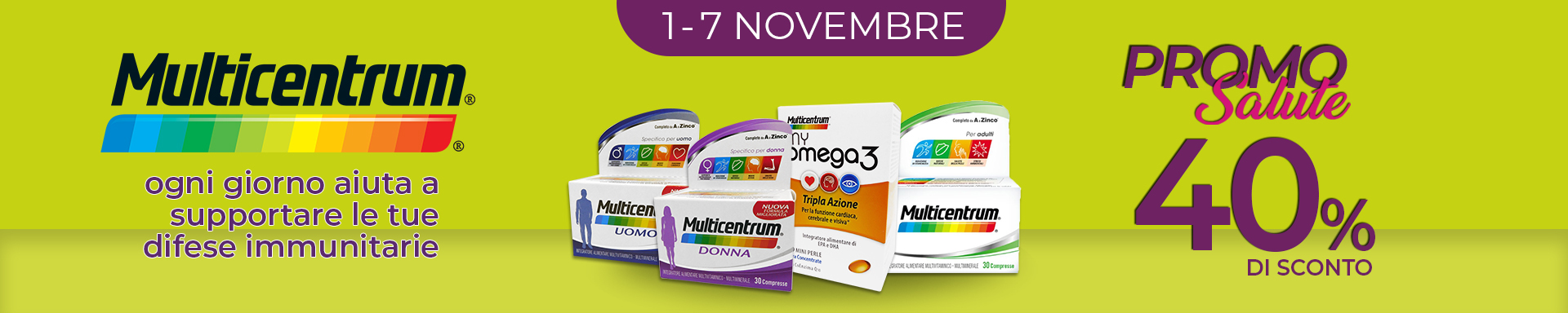 💥ðŸ‘ðŸ¼PROMOZIONE MULTICENTRUM - DIFESE IMMUNITARUE AL TOP 💥ðŸ‘ðŸ¼